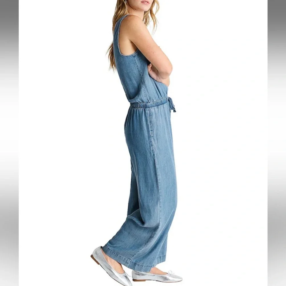 Splendid Kali Chambray Sleeveless Jumpsuit - Picture 3 of 6